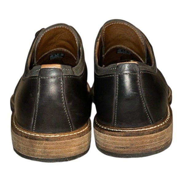 Ecco Kenton Derby Tie Black Leather Oxfords Dress Shoes Mens 11 - Picture 6 of 10